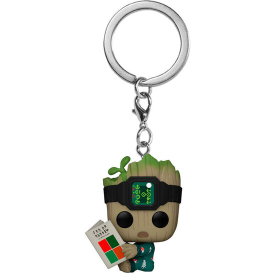 LLAVERO POCKET POP MARVEL I AM GROOT - GROOT WITH ONESIE image 1