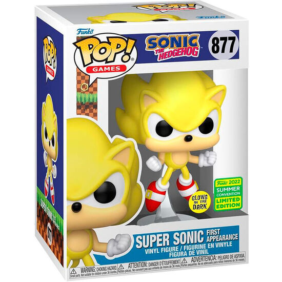 FIGURA POP SONIC THE HEDGEHOG SUPER SONIC EXCLUSIVE image 0