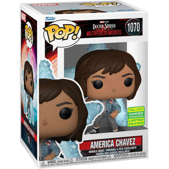 FIGURA POP MARVEL DOCTOR STRANGE MULTIVERSE OF MADNESS AMERICA CHAVEZ EXCLUSIVE image 0