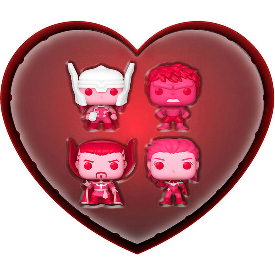 CAJA METALICA 4 POCKET POP MARVEL CLASSIC SAN VALENTIN image 2