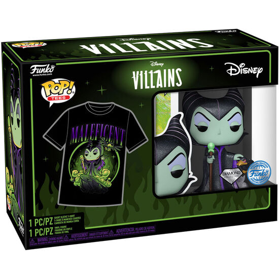 SET FIGURA POP & TEE DISNEY VILLANAS MALEFICA EXCLUSIVE image 1