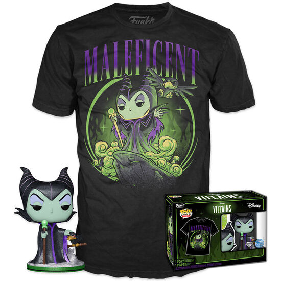 SET FIGURA POP & TEE DISNEY VILLANAS MALEFICA EXCLUSIVE image 0