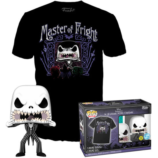 SET FIGURA POP & TEE DISNEY PESADILLA ANTES DE NAVIDAD JACK SKELLINGTON EXCLUSIVE image 0