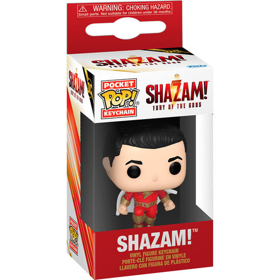 LLAVERO POCKET POP DC COMICS SHAZAM! FURY OF THE GODS SHAZAM image 0