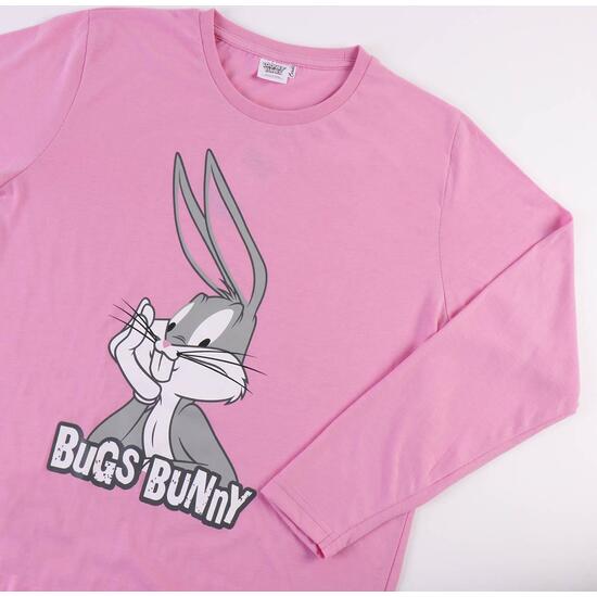 PIJAMA LARGO SINGLE JERSEY LOONEY TUNES PINK image 2