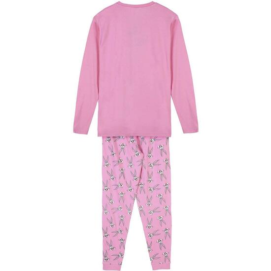 PIJAMA LARGO SINGLE JERSEY LOONEY TUNES PINK image 1