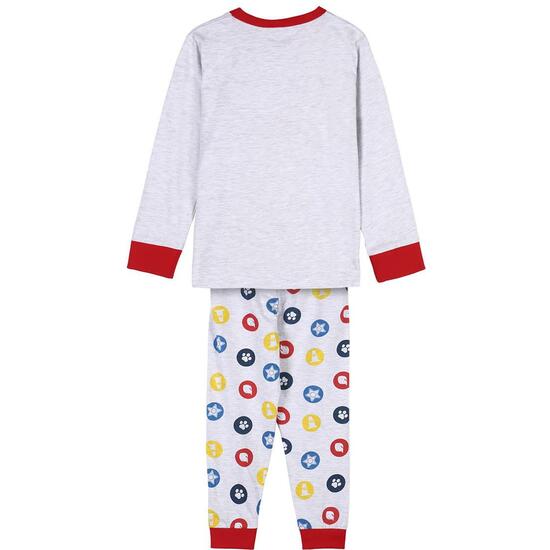 PIJAMA LARGO SINGLE JERSEY PAW PATROL GRAY image 1