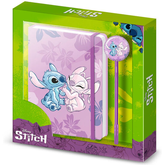 DIARIO + BOLIGRAFO STITCH & ANGEL STITCH DISNEY image 0