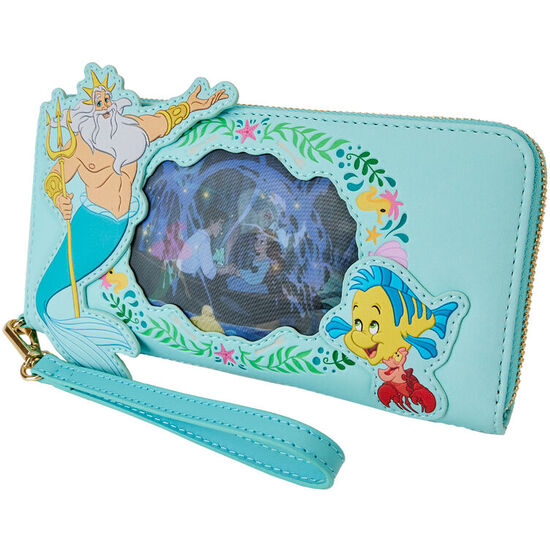 CARTERA LENTICULAR ARIEL LA SIRENITA DISNEY LOUNGEFLY image 1