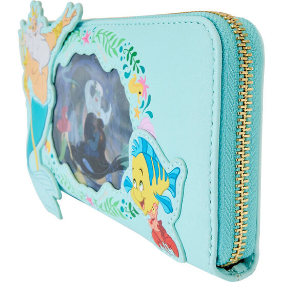 CARTERA LENTICULAR ARIEL LA SIRENITA DISNEY LOUNGEFLY image 2