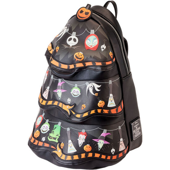 MOCHILA ARBOL LUCES PESADILLA ANTES DE NAVIDAD DISNEY LOUNGEFLY 33CM image 2