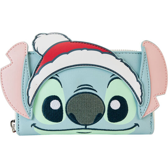 CARTERA GLITTER HOLIDAY STITCH DISNEY LOUNGEFLY image 0