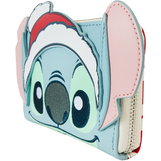 CARTERA GLITTER HOLIDAY STITCH DISNEY LOUNGEFLY image 1