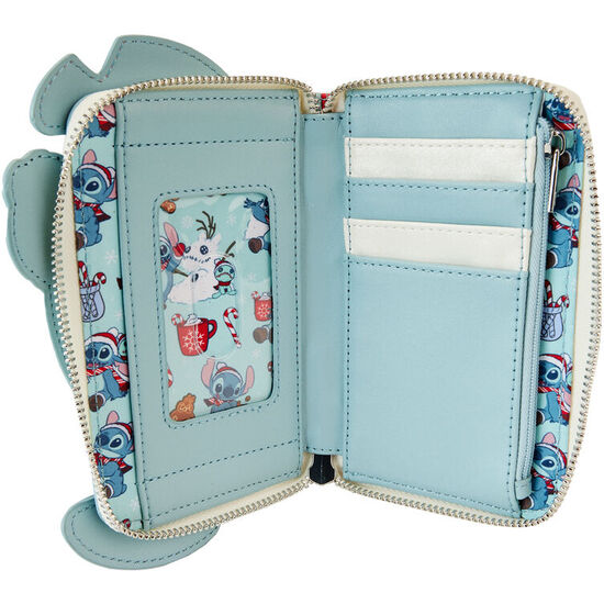 CARTERA GLITTER HOLIDAY STITCH DISNEY LOUNGEFLY image 3