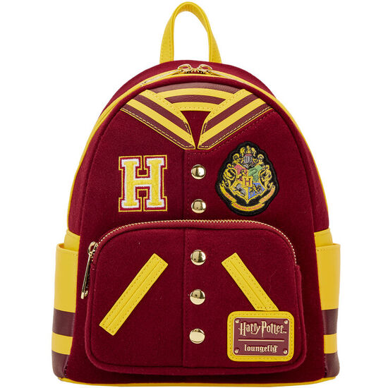 MOCHILA HOGWARTS CREST VARSITY JACKET HARRY POTTER LOUNGEFLY 26CM image 0