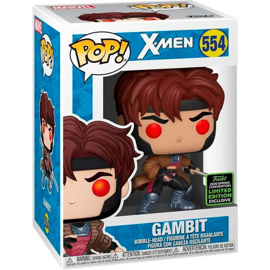 FIGURA POP MARVEL X-MEN GAMBIT EXCLUSIVE image 0