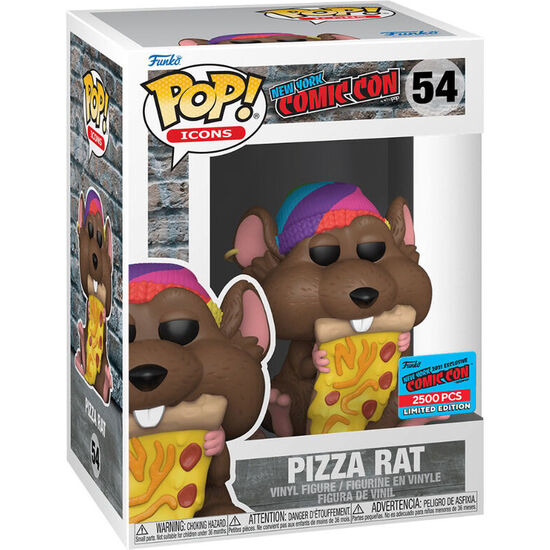 FIGURA POP NEW YORK COMICCON PIZZA RAT image 0