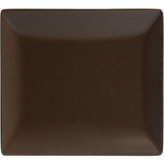CHOCOLATE BREAD PLATE 16X16X2CM  image 0