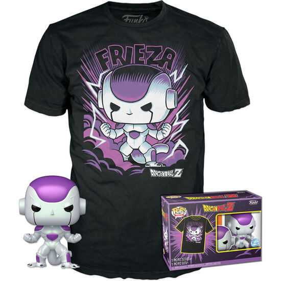 SET FIGURA POP & TEE DRAGON BALL FRIEZA EXCLUSIVE image 0