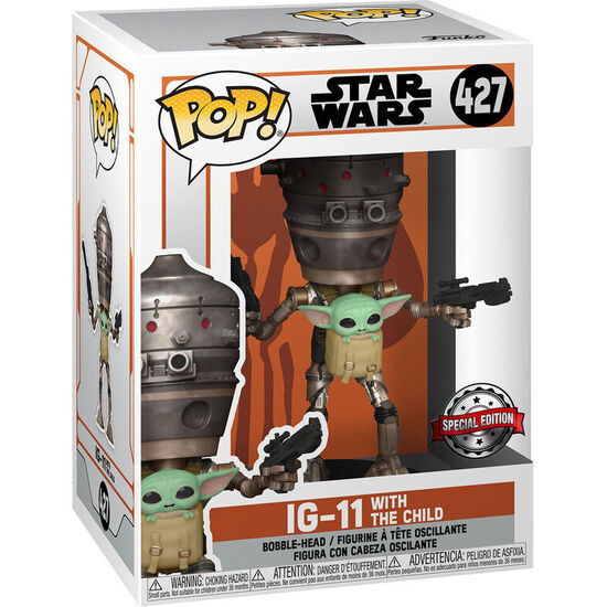 SET FIGURA POP & TEE STAR WARS IG-11 WITH THE CHILD EXCLUSIVE image 1