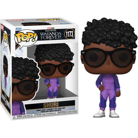 FIGURA POP MARVEL BLACK PANTHER WAKANDA FOREVER SHURI image 1