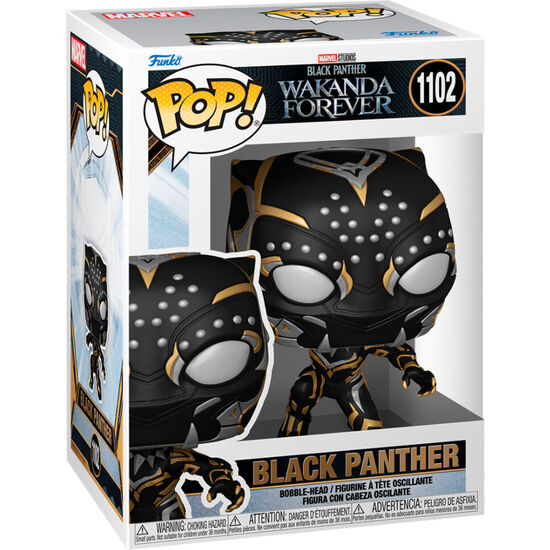 FIGURA POP MARVEL BLACK PANTHER WAKANDA FOREVER BLACK PANTHER image 2