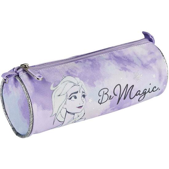 ESTUCHE PORTATODO CILÍNDRICO FROZEN II ELSA LILAC image 0