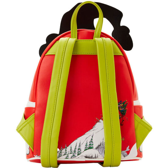 MOCHILA HOW THE GRINCH STOLE CHRISTMAS DR. SEUSS LOUNGEFLY 25CM image 2