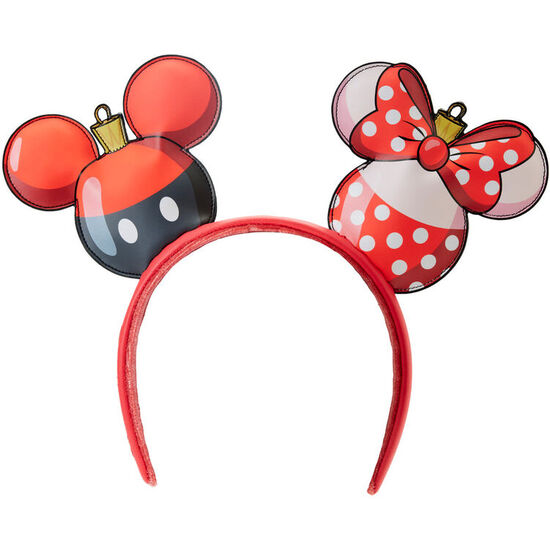 DIADEMA OREJAS NAVIDAD MICKEY & MINNIE DISNEY LOUNGEFLY image 1