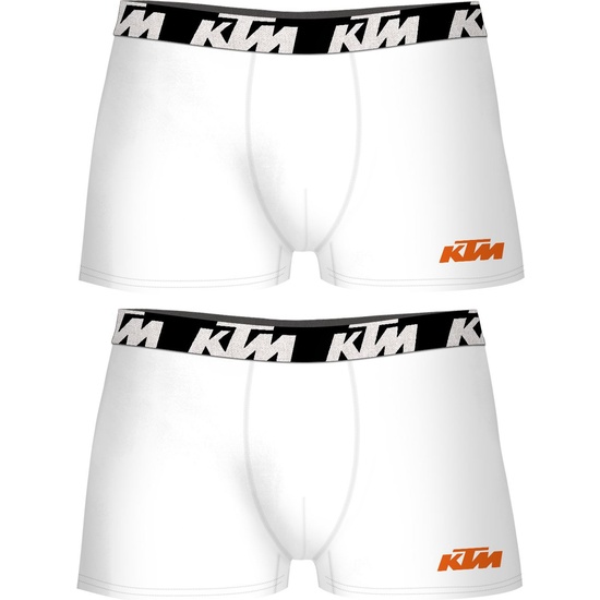 SET DE 2 CALZONCILLOS BÓXER KTM BLANCO image 0