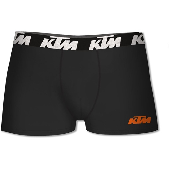 SET DE 2 CALZONCILLOS BÓXER KTM NEGRO Y GRIS OSCURO image 1