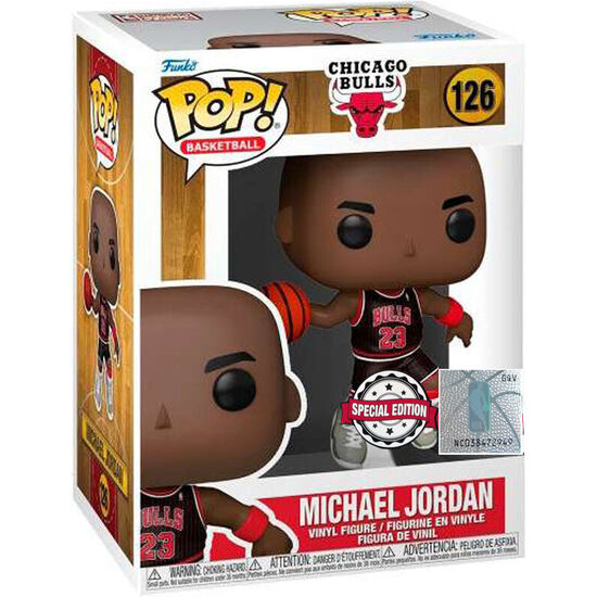 FIGURA POP NBA CHICAGO BULLS MICHAEL JORDAN WITH JORDANS EXCLUSIVE image 0