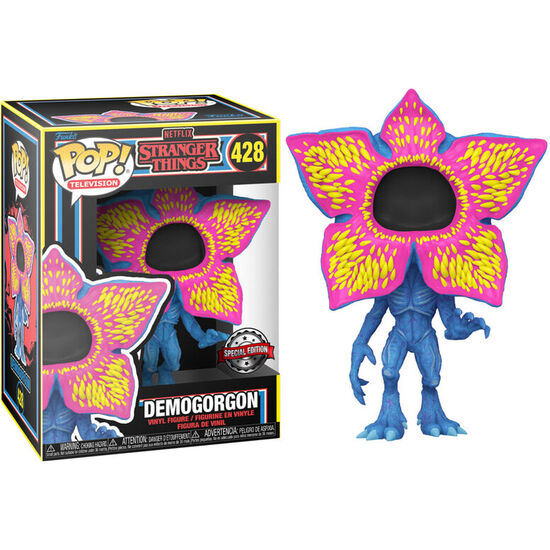 FIGURA POP STRANGER THINGS OPEN FACE DEMOGORGON BLACK LIGHT EXCLUSIVE image 2