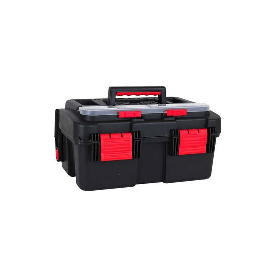 PLASTIC TOOL BOX W/TRY ALBANO image 1