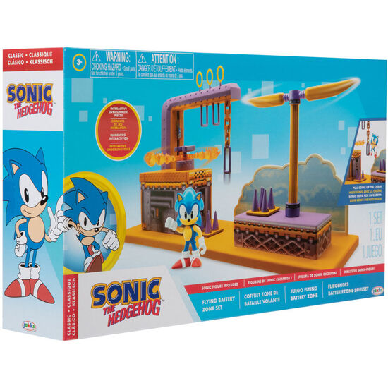 PLAYSET FLYING BATTERY ZONE SONIC THE HEDGEHOG 6CM image 0
