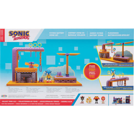 PLAYSET FLYING BATTERY ZONE SONIC THE HEDGEHOG 6CM image 1