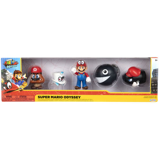 BLISTER 5 FIGURAS SUPER MARIO BROS 6,5CM image 0