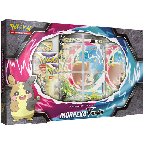 BLISTER JUEGO CARTAS COLECCIONABLES MORPEKO V UNION POKEMON ESPAÑOL image 1