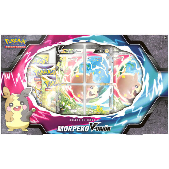 BLISTER JUEGO CARTAS COLECCIONABLES MORPEKO V UNION POKEMON ESPAÑOL image 2