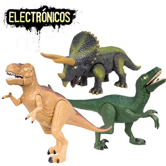 PACK 11 DINOSAURIOS LUCES Y SONIDO SURTIDO image 0