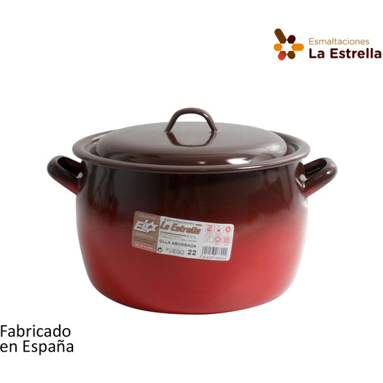 ROUND COOKING POT W/LID 22CM-6.4L  image 0