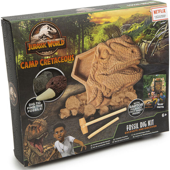 KIT EXCAVACION DE FOSILES CAMP CRETACEAUS JURASSIC WORLD image 0