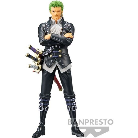 FIGURA ZORO VOL.3 THE GRANDLINE MEN ONE PIECE 17CM image 1