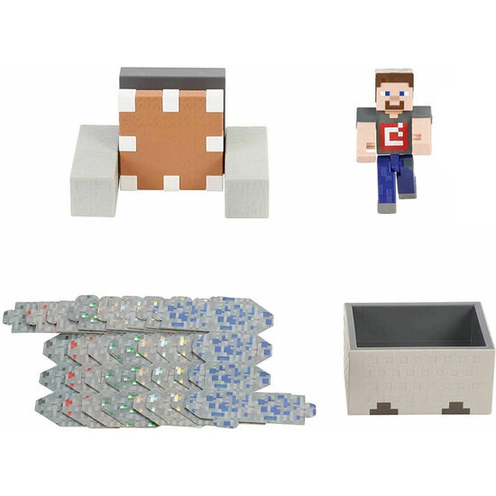 FIGURA STEVE VAGONETA EXPLOSIVA MINECRAFT image 0