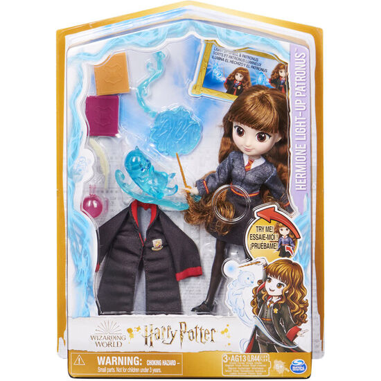 MUÑECA HERMIONE EFECTOS PATRONUS HARRY POTTER WIZARDING WORLD image 0