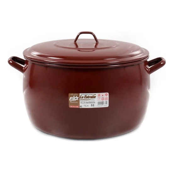 ROUND COOKING POT W/LID 32CM-16L  image 1