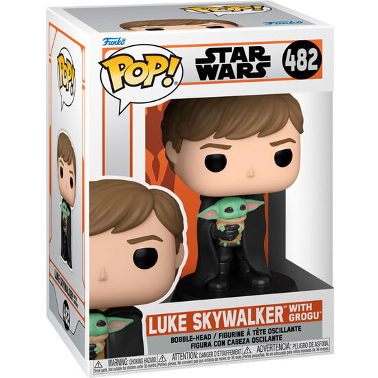 FIGURA POP STAR WARS MANDALORIAN LUKE WITH CHILD image 1