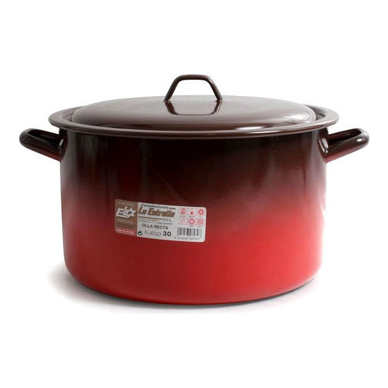 STRAIGHTPOT W/LID 30CM -12L  image 1