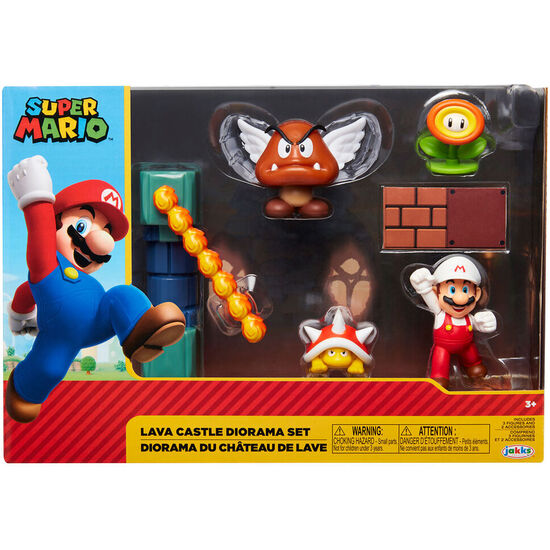 BLISTER DIORAMA CASTILLO DE LAVA SUPER MARIO NINTENDO image 0