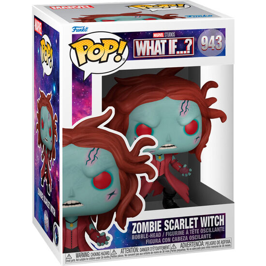 FIGURA POP MARVEL WHAT IF ZOMBIE SCARLET WITCH image 1